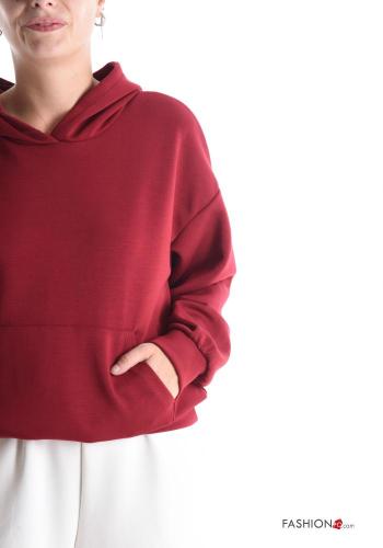 long sleeve Sweatshirt with pockets with hood - ph 4