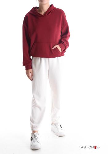 long sleeve Sweatshirt with pockets with hood - ph 5