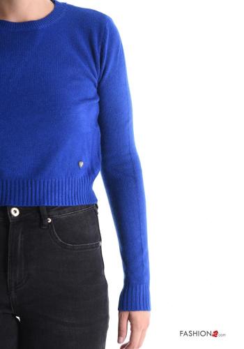 Maglione corto maniche lunghe girocollo - ph 4