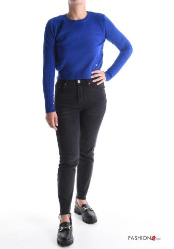 Maglione corto maniche lunghe girocollo - ph 5