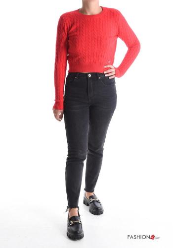 Maglione corto maniche lunghe girocollo - ph 5