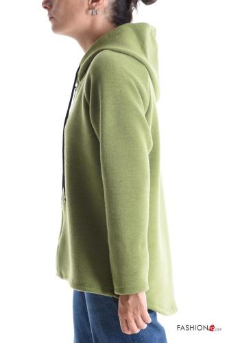 Felpa con zip con cappuccio - ph 3