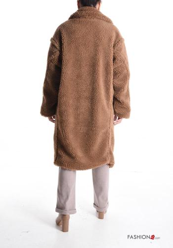 Cappotto Teddy Bear con fodera con bottoni con tasche - ph 2