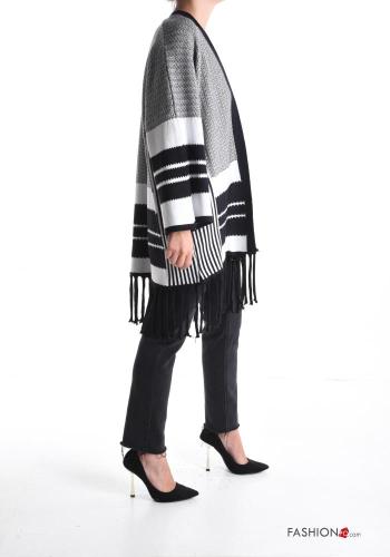 Geometric pattern Sweater with fringe - ph 3