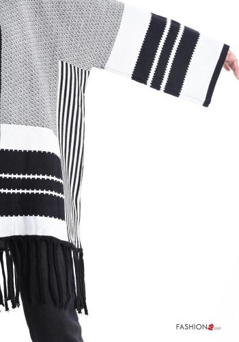 Geometric pattern Sweater with fringe - ph 4