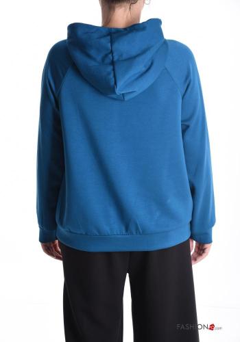 Felpa con tasche con cappuccio - ph 2