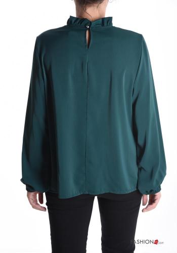 lange ärmel Bluse mit Strasssteinen - ph 2