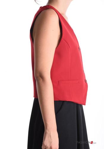 Colete com botões gola V - ph 3