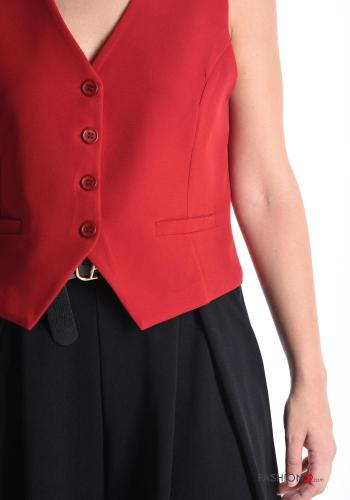 Colete com botões gola V - ph 4