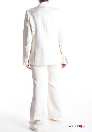 Tailleur lungo con bottoni con borchie - ph 2
