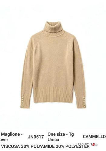 Rollneck with buttons - ph 4