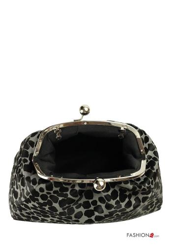 Borsa in Vera pelle Fantasia animalier con tracolla - ph 3