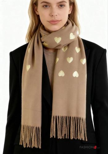 Sciarpa Fantasia cuore con frange - ph 1
