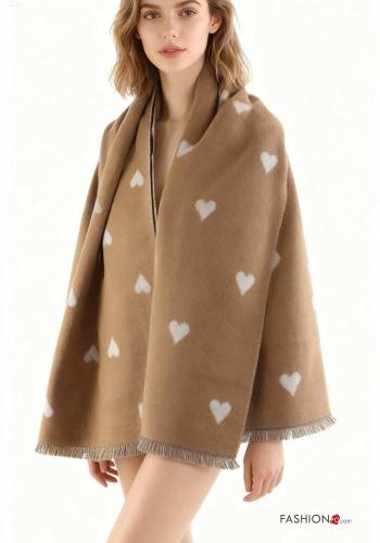 Écharpe estampado coração - ph 1