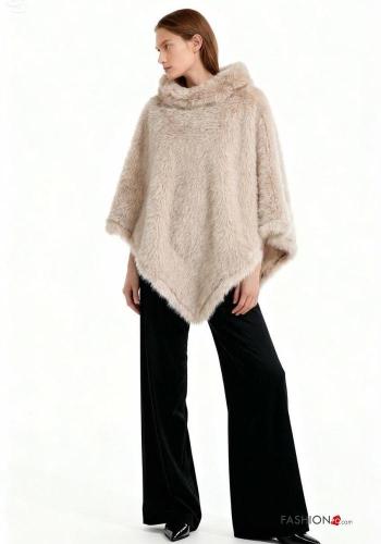 Poncho pelliccia sintetica - ph 1