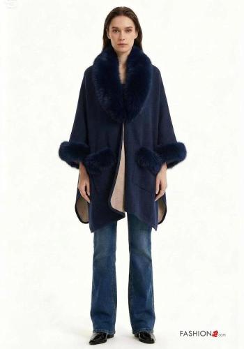 Mantella pelliccia sintetica con tasche - ph 2