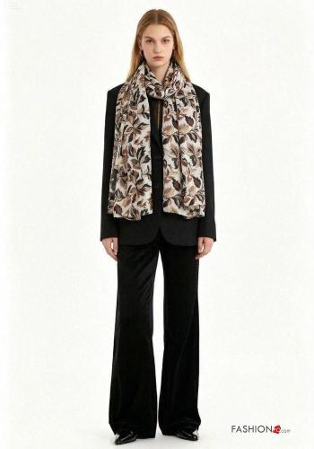 Leaf print Scarf - ph 1