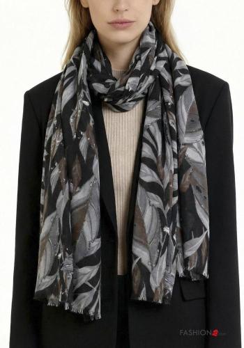 Leaf print Scarf - ph 2