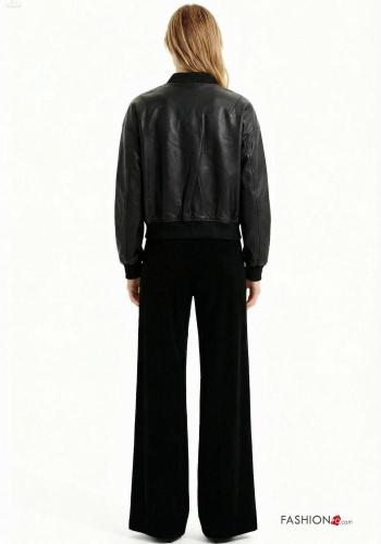 Chiodo ecopelle con zip con fodera - ph 2