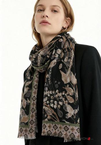 Leaf print Scarf - ph 2