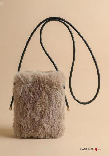 faux fur Shoulder bag - ph 1