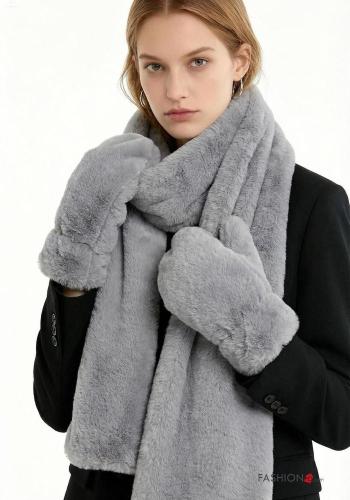 faux fur Gloves - ph 4