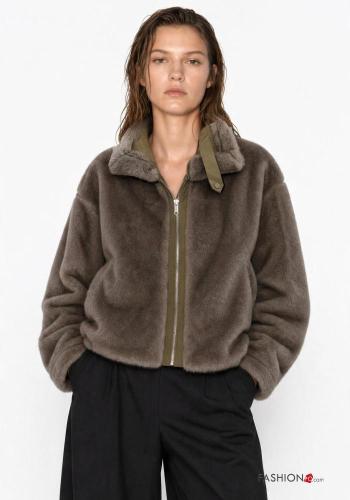 Ecological Fur Bomber Jacket - ph 5