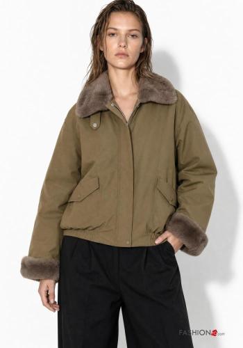Ecological Fur Bomber Jacket - ph 6