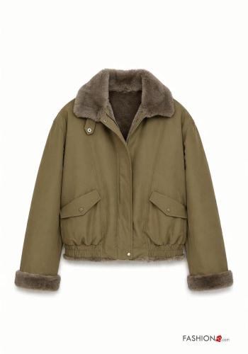 Ecological Fur Bomber Jacket - ph 7