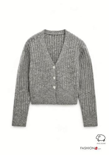 Strickjacke aus Wollmischung - ph 4