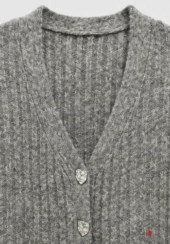 Strickjacke aus Wollmischung - ph 6