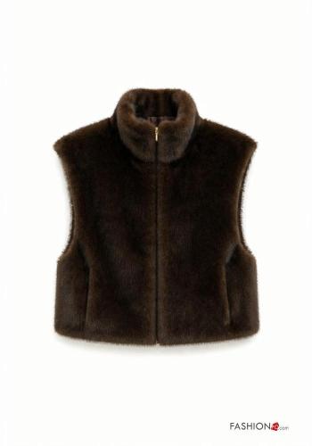 reversible Ecological Fur Gilet - ph 4