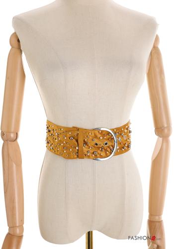 Cinturón ajustable con perlas con tachuelas - ph 4