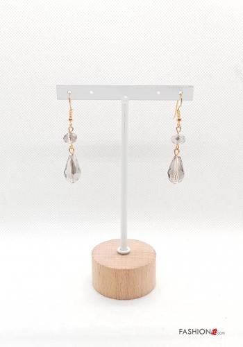 adjustable Set of Necklace and Earrings with rhinestones - ph 3