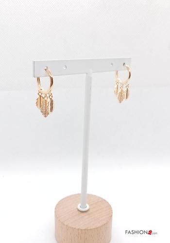 Boucles d’oreilles avec strass - ph 2