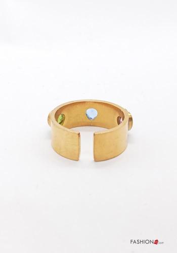 Anillo ajustable con brillantes - ph 2