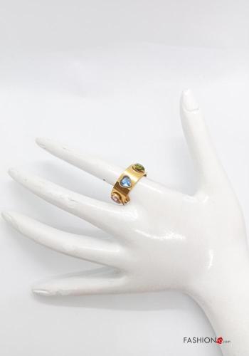Anillo ajustable con brillantes - ph 3