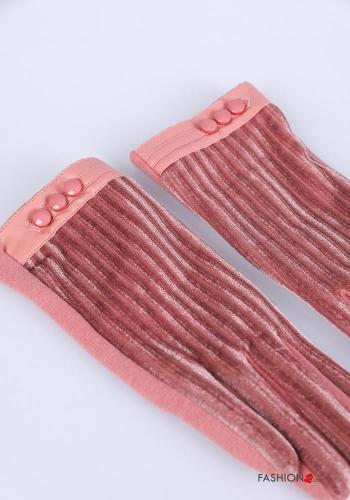 Guantes de Algodón de Terciopelo con botones - ph 3
