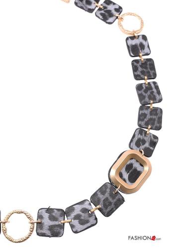 Animal print adjustable Necklace - ph 4