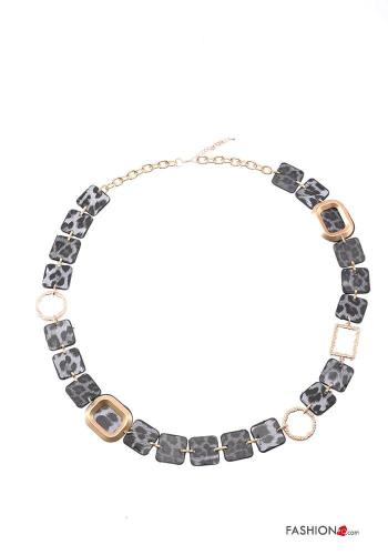 Animal print adjustable Necklace - ph 5