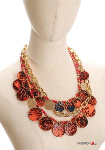 Collier ajustable Imprimé de python - ph 5