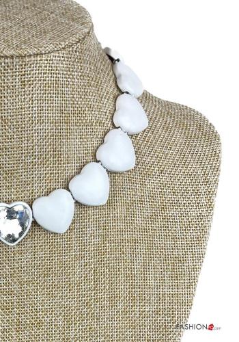 Necklace with rhinestones - ph 3