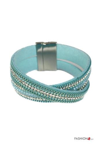 Pulsera con perlas con brillantes - ph 2