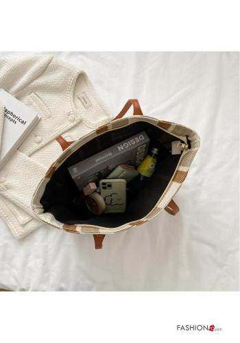 Streifenmuster Tasche aus Baumwolle - ph 4
