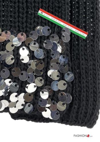 Sciarpa in Misto Lana con paillettes - ph 2