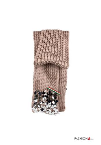 Sciarpa in Misto Lana con paillettes - ph 3