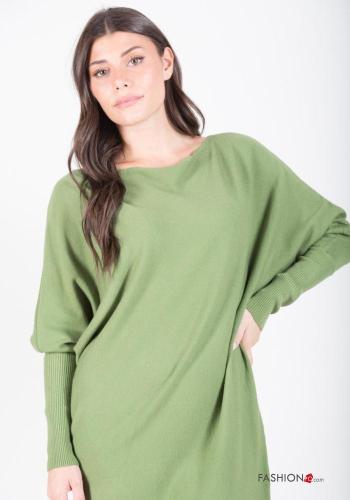 long sleeve crew neck knee-length Dress - ph 3