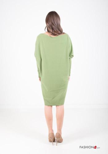 long sleeve crew neck knee-length Dress - ph 5
