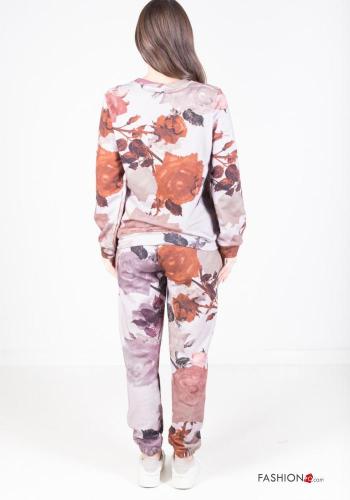 Sudadera de Algodón cuello redondo Estampado Floral - ph 2