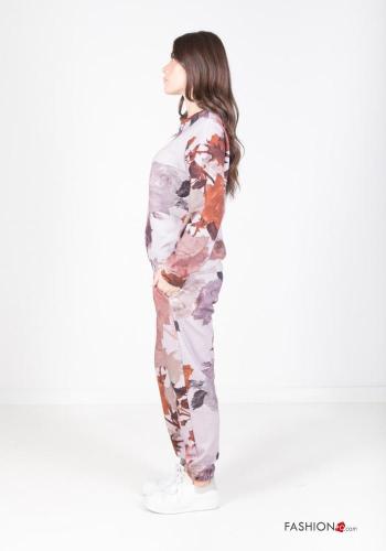 Sudadera de Algodón cuello redondo Estampado Floral - ph 3